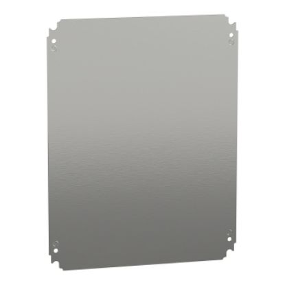 Picture of Plain mounting plate H500xW400mm made of galvanised sheet steel