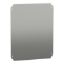 Picture of Plain mounting plate H500xW400mm made of galvanised sheet steel