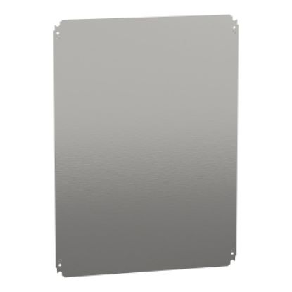 Picture of Plain mounting plate H800xW600mm made of galvanised sheet steel