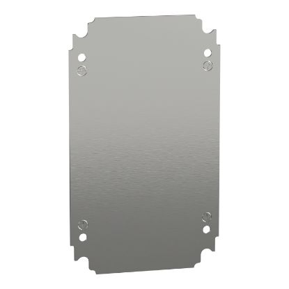 Picture of Plain mounting plate H300xW200mm made of galvanised sheet steel