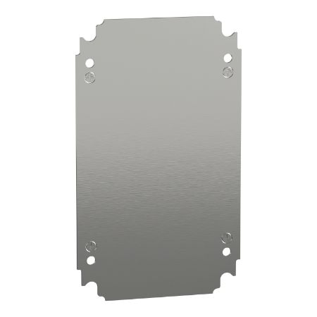 Picture of Plain mounting plate H300xW200mm made of galvanised sheet steel
