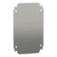 Picture of Plain mounting plate H300xW200mm made of galvanised sheet steel