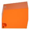 Picture of Single foot switch, Harmony XPE, metal, orange, with cover, 1 step, 1 contact 1NC+NO, IP66