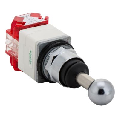 Picture of Head for joystick controller, Harmony 9001K, metal, 30mm, 2 directions, spring return to center, horizontal