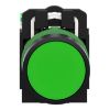 Picture of Harmony XB5R, Wireless and batteryless transmitter, push button, plastic, green, 22mm, spring return