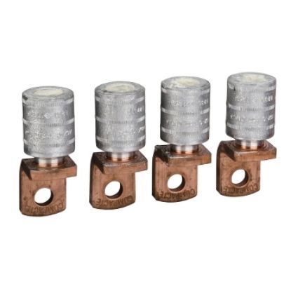 Picture of Crimp lugs for aluminium cable, ComPacT NSX100/250, 150mm², set of 4 parts