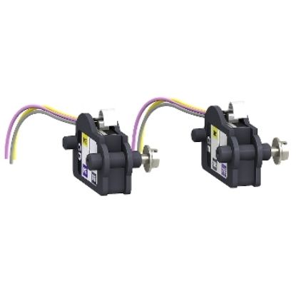 Picture of carriage switches, drawout ComPact NSX, chassis connected (CE)/disconnected (CD) position, 2 changeover contact types