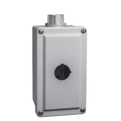 Picture of Empty enclosure control station, Harmony 9001K, Harmony 9001SK, plastic, 1 cut out, 30mm, for 3 4 cable entry