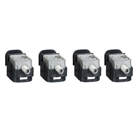 Picture of Steel bare cable connectors, ComPacT NSX, for 1 cable 1.5mm² to 95mm², 160A, set of 4 parts
