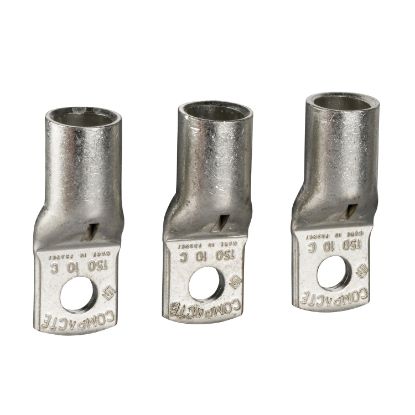 Picture of Crimp lugs for copper cable, ComPacT NSX100/250, 150mm², set of 3 parts