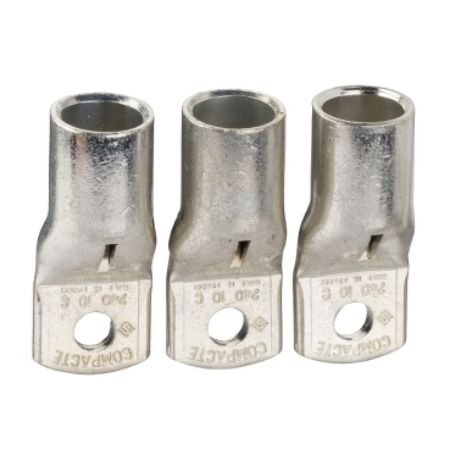 Picture of Crimp lugs for copper cable, ComPacT NSX100/250, 185mm², set of 3 parts