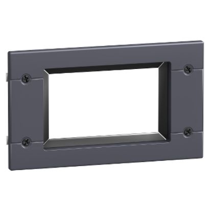 Picture of escutcheon for Vigi module or ammeter module, fixed ComPact NSX100 to NSX630, IP40