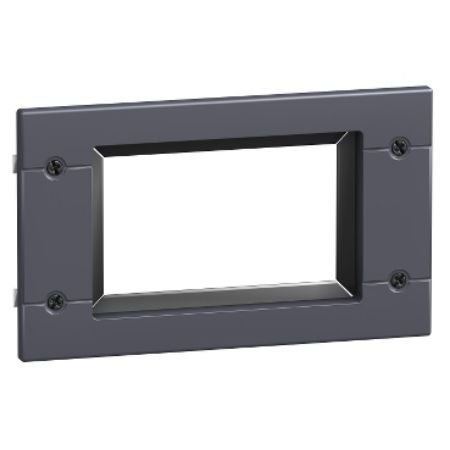 Picture of escutcheon for Vigi module or ammeter module, fixed ComPact NSX100 to NSX630, IP40