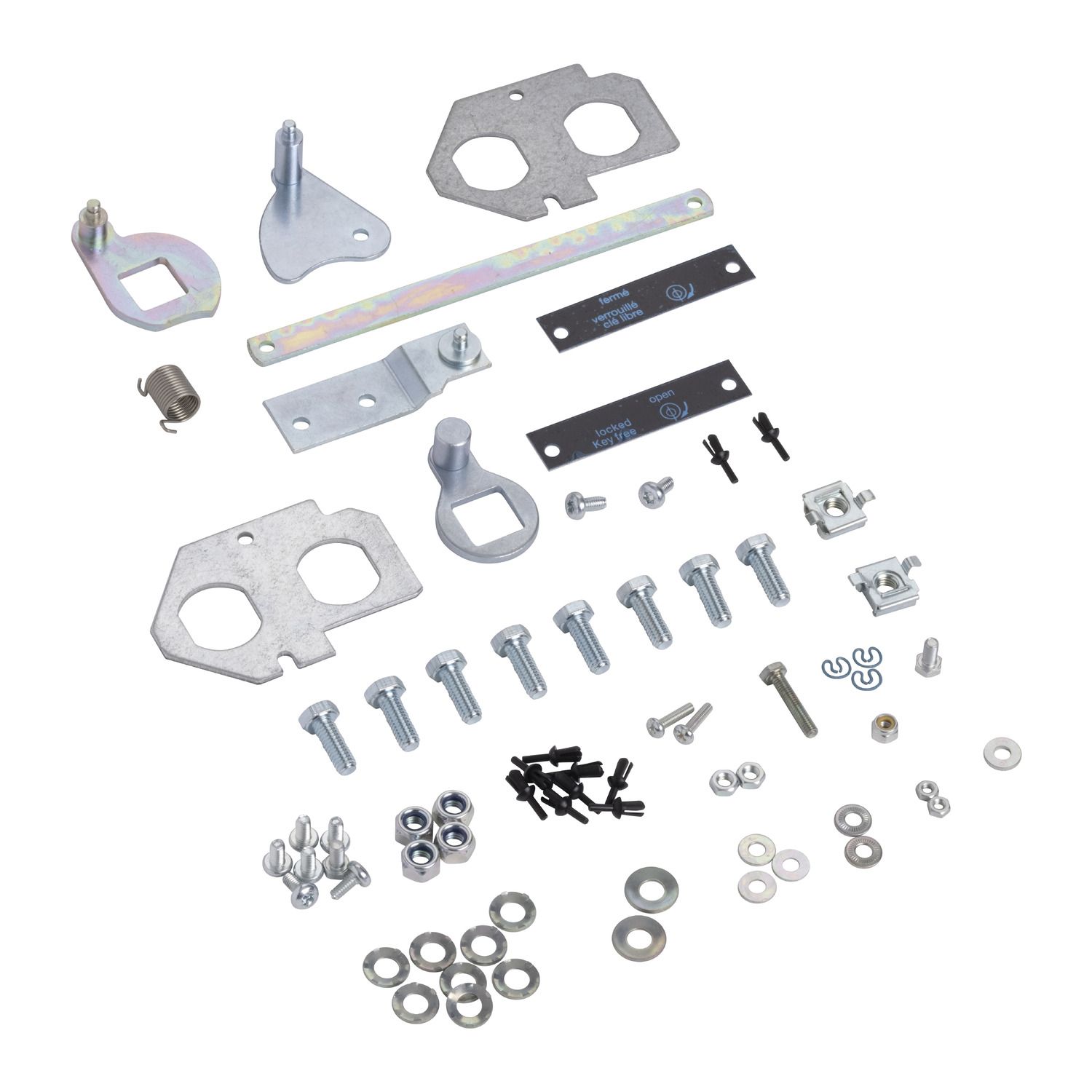 Picture of Mechanical interlock and adaptation kit, SM6-24, spare part, cubicle, earthing switch, universal keylock