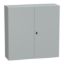 Picture of Spacial, Wall mounted steel enclosure, Spacial S3D, double plain door, with mounting plate, 1200x1200x400mm, IP55, IK10