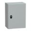 Picture of Spacial, Wall mounted steel enclosure, Spacial S3D, plain door, with mounting plate, 400x300x200mm, IP66, IK10