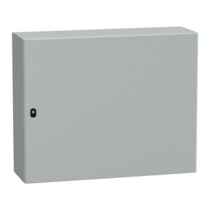 Picture of Spacial, Wall mounted steel enclosure, Spacial S3D, plain door, with mounting plate, 800x1000x300mm, IP66, IK10