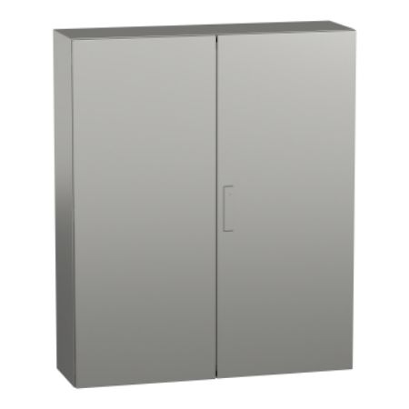 Picture of Spacial, Wall mounted enclosure, Spacial S3X, stainless steel 316L,double plain door, 1200x1000x300mm, IP55