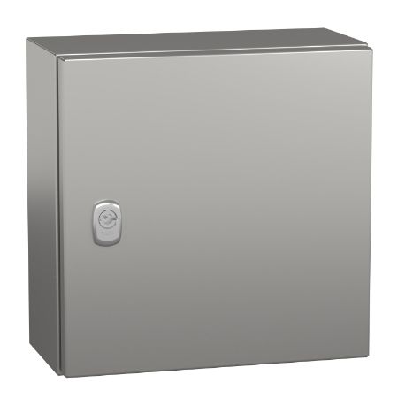 Picture of Spacial, Wall mounted enclosure, Spacial S3X, stainless steel 304L, plain door, 300x300x150mm, IP66