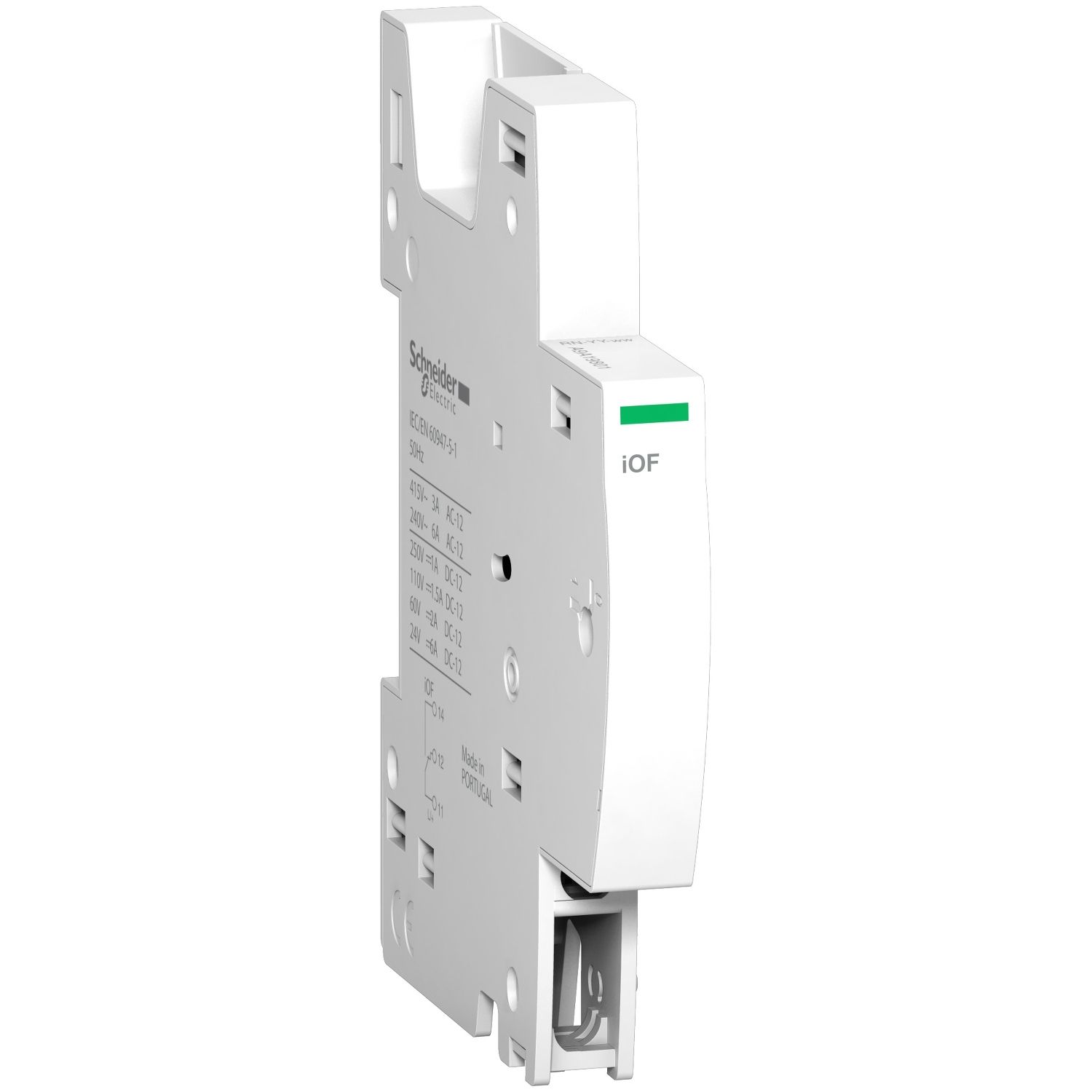 Picture of Acti9 iC60 RCBO - auxiliary contact - 1OF - AC/DC
