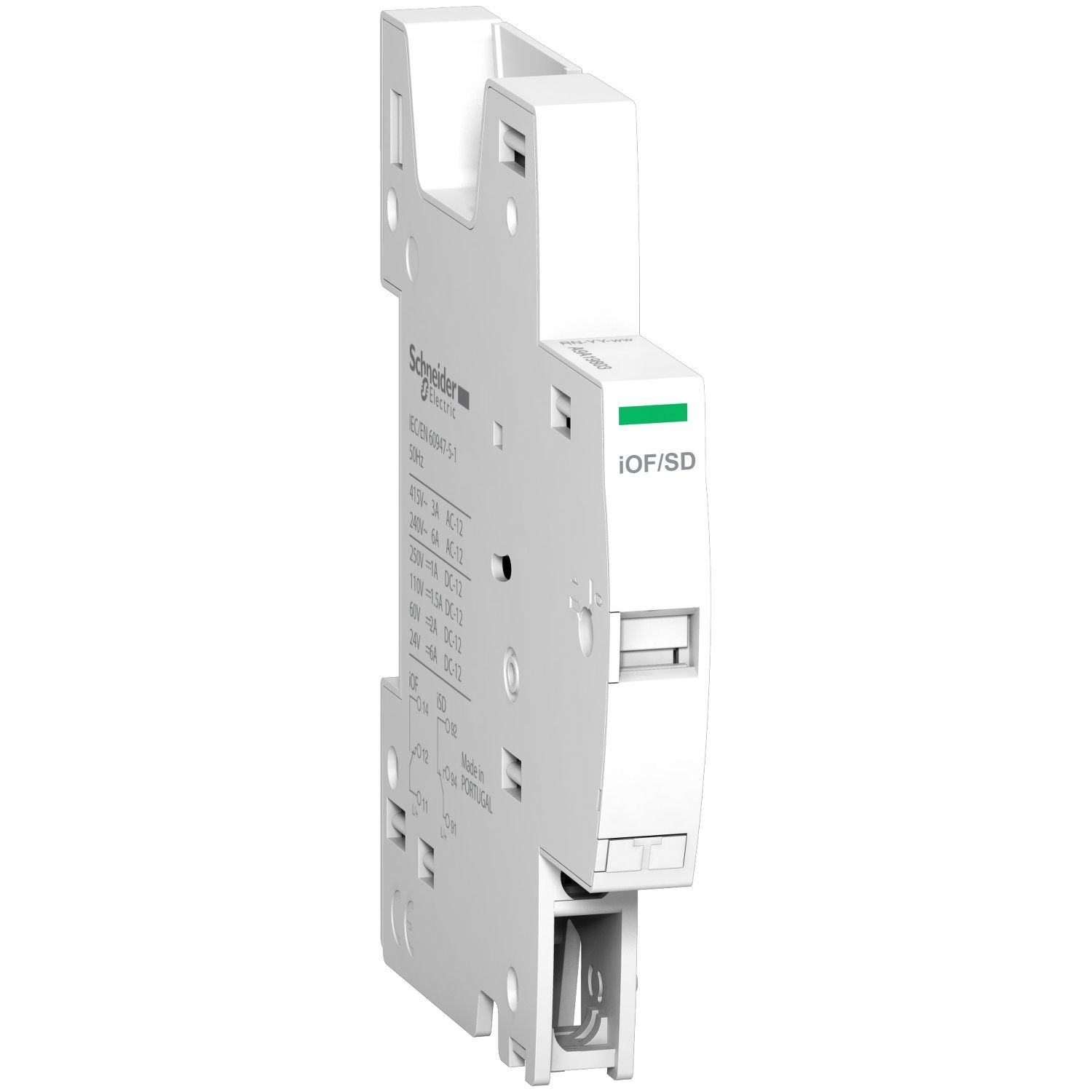 Picture of Acti9 IC60 RCBO - auxiliary contact - 1OF/SD - AC/DC