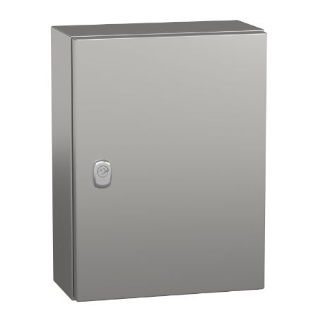 Picture of Spacial, Wall mounted enclosure, Spacial S3X, stainless steel 304L, plain door, 400x300x150mm, IP66