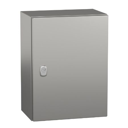 Picture of Spacial, Wall mounted enclosure, Spacial S3X, stainless steel 304L, plain door, 400x300x200mm, IP66