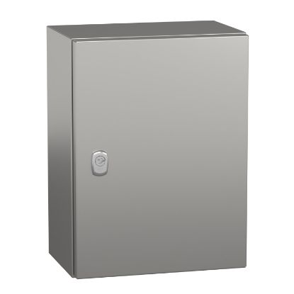 Picture of Spacial, Wall mounted enclosure, Spacial S3X, stainless steel 316L, plain door, 400x300x200mm, IP66