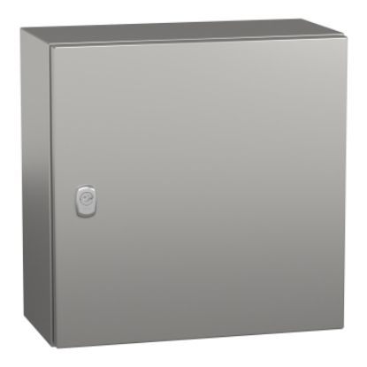 Picture of Spacial, Wall mounted enclosure, Spacial S3X, stainless steel 316L, plain door, 400x400x200mm, IP66