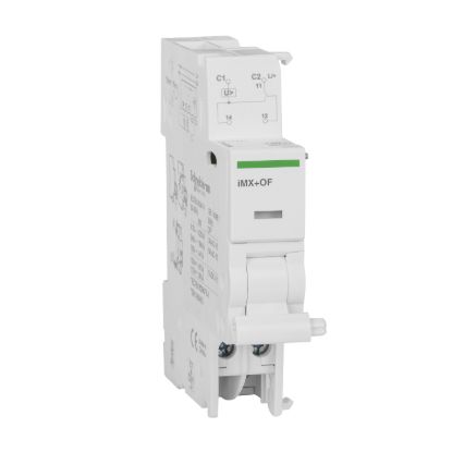 Picture of Shunt trip release with OC contact, Acti9, iMX+OF, voltage release, 100...415 VAC