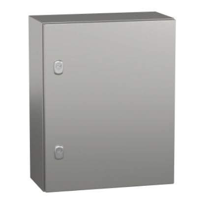 Picture of Spacial, Wall mounted enclosure, Spacial S3X, stainless steel 316L, plain door, 500x400x200mm, IP66