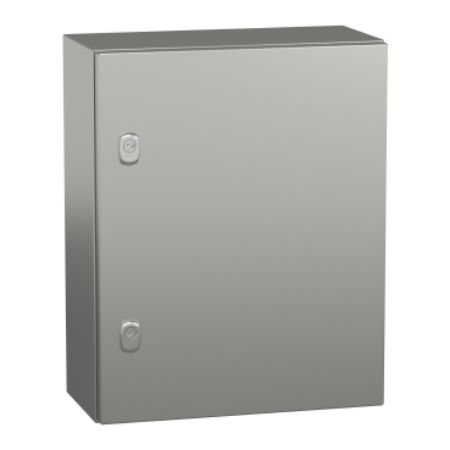 Picture of Spacial, Wall mounted enclosure, Spacial S3X, stainless steel 316L, plain door, 500x400x200mm, IP66