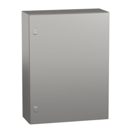 Picture of Spacial, Wall mounted enclosure, Spacial S3X, stainless steel 304L, plain door, 800x600x250mm, IP66
