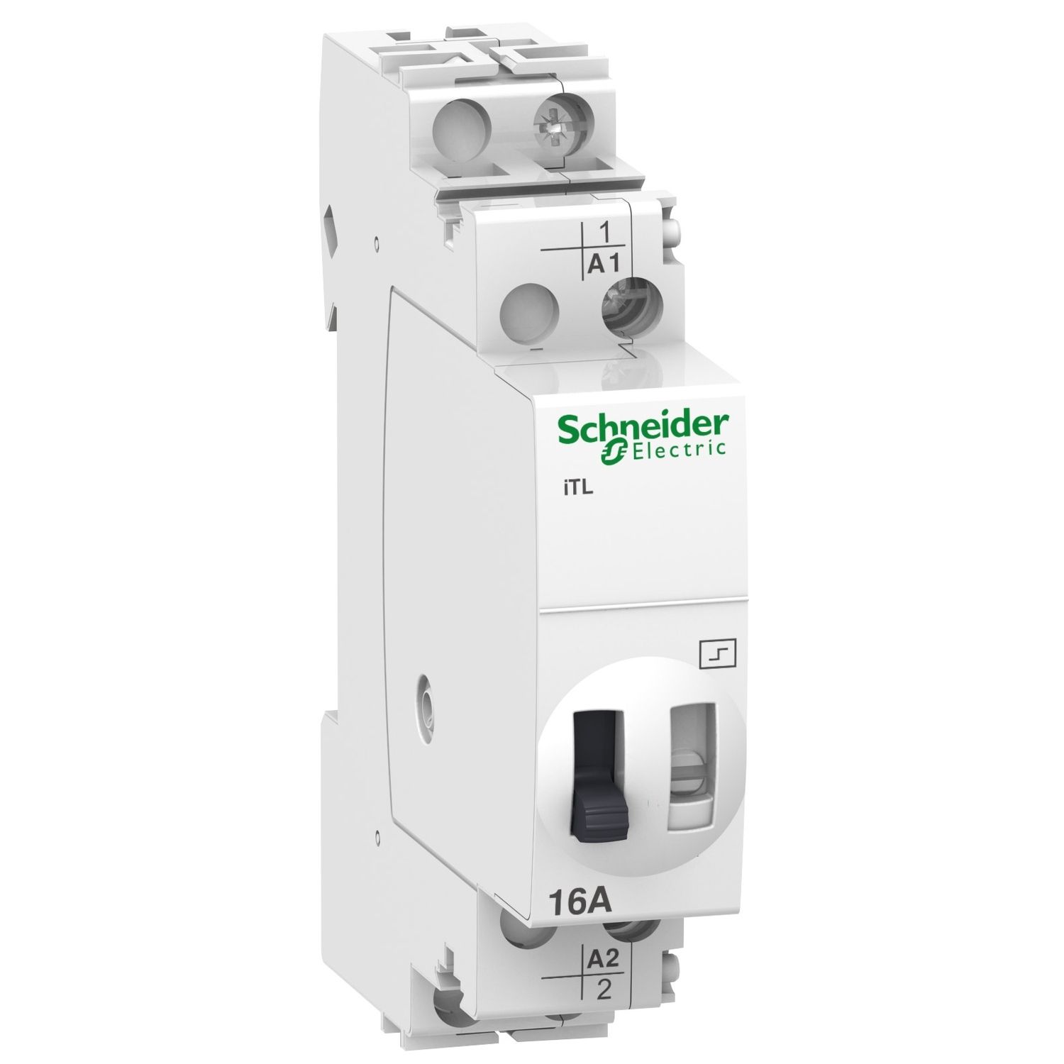Picture of Impulse relay, Acti9, iTL, 1P, 1NO, 16A, coil 24 VDC, 48 VAC 50/60Hz