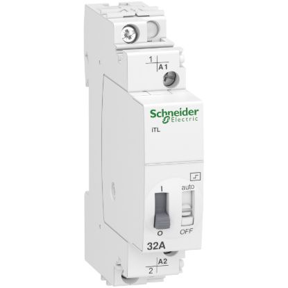 Picture of Impulse relay, Acti9, iTL, 1P, 1NO, 32A, coil 110 VDC, 230...240 VAC 50/60Hz