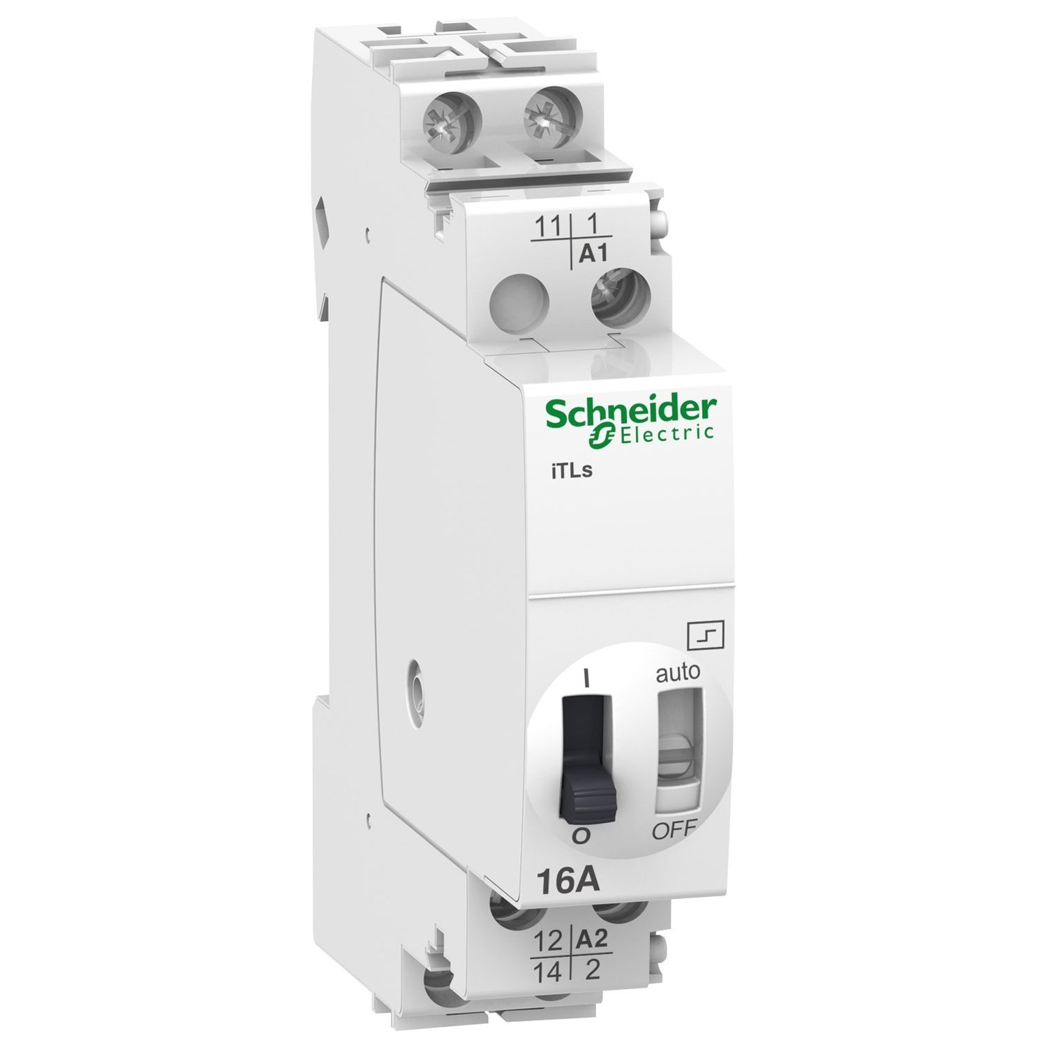 Picture of Impulse relay, Acti9, iTLs, 1P, 1NO, 16A, coil 110 VDC, 230...240 VAC 50/60Hz