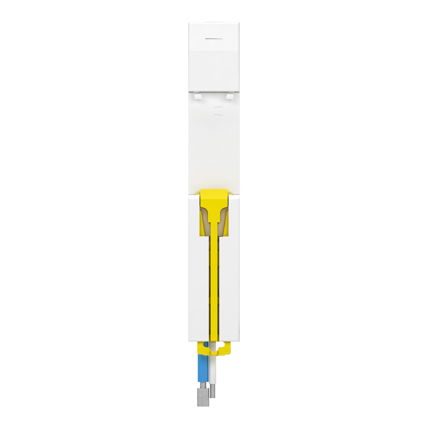 Picture of Residual current breaker with overcurrent protection (RCBO), Acti9 iC60H RCBO, 1P + Ns, 6A, 10mA, A type, 10000A