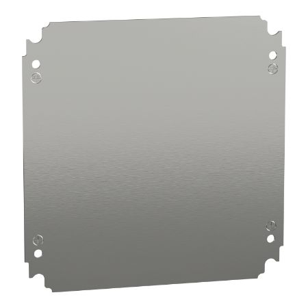 Picture of Plain mounting plate H300xW300mm made of galvanised sheet steel