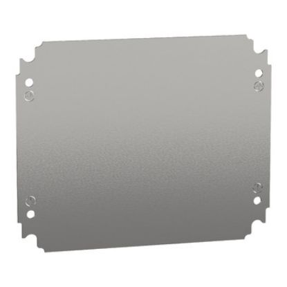 Picture of Plain mounting plate H300xW250mm made of galvanised sheet steel