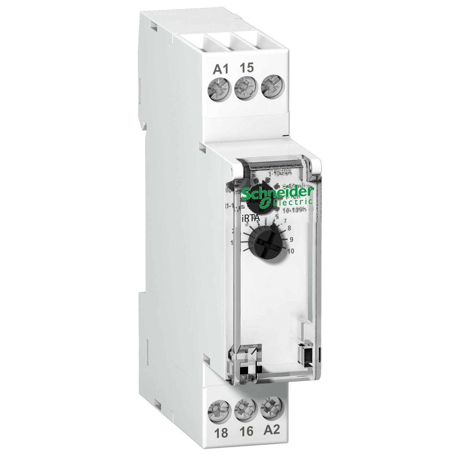 Picture of IRTA relay, Acti9, delays energizing of a load-1C/O, Uc 24-240 VAC/24VDC