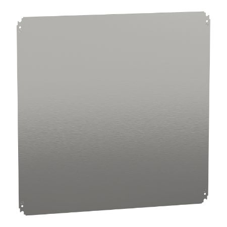 Picture of Plain mounting plate H800xW800mm made of galvanised sheet steel