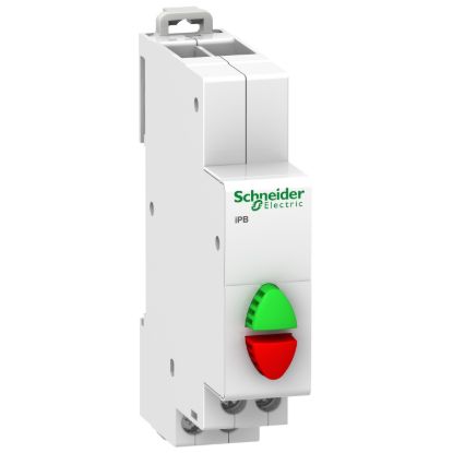 Picture of Double push button, Acti9, 1NO-1NC green/red
