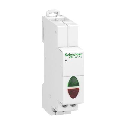 Picture of Double indicator light, Acti9, Green/Red, 110-230 Vac
