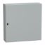 Picture of Spacial, Wall mounted steel enclosure, Spacial S3D, plain door, with mounting plate, 1000x1000x300mm, IP66, IK10