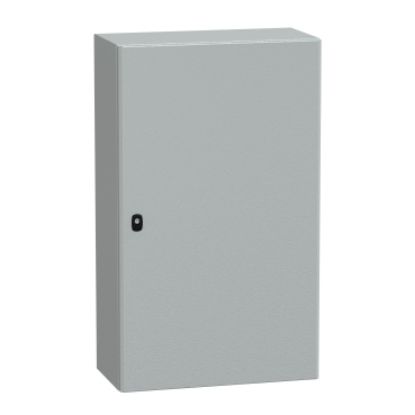 Picture of Spacial, Wall mounted steel enclosure, Spacial S3D, plain door, with mounting plate, 1000x600x300mm, IP66, IK10