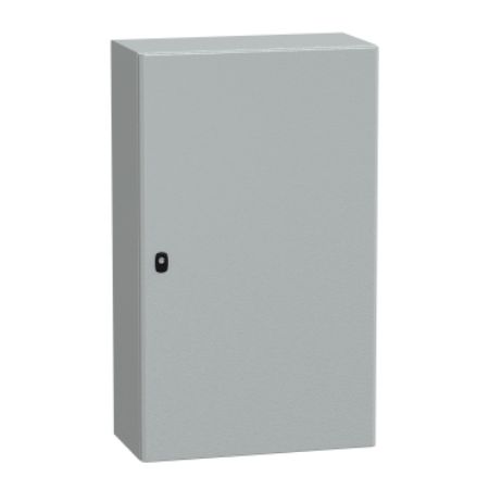 Picture of Spacial, Wall mounted steel enclosure, Spacial S3D, plain door, with mounting plate, 1000x600x300mm, IP66, IK10