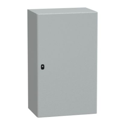 Picture of Spacial, Wall mounted steel enclosure, Spacial S3D, plain door, with mounting plate, 1000x600x400mm, IP66, IK10