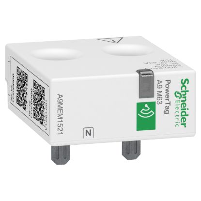 Picture of Energy sensor, PowerTag, PowerTag Monoconnect 63A 1P+N top position