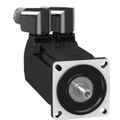 Picture of servo motor BMH, Lexium 32, 1.4Nm, 8000rpm, keyed shaft, with brake, IP54, 128bit encoder