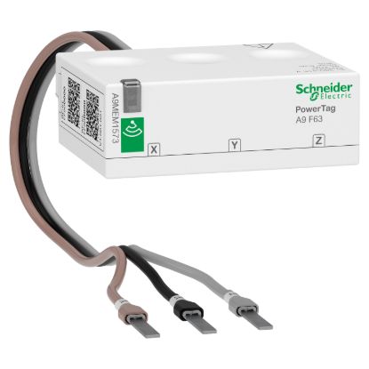 Picture of energy sensor PowerTag Flex 63A 3P top and bottom position